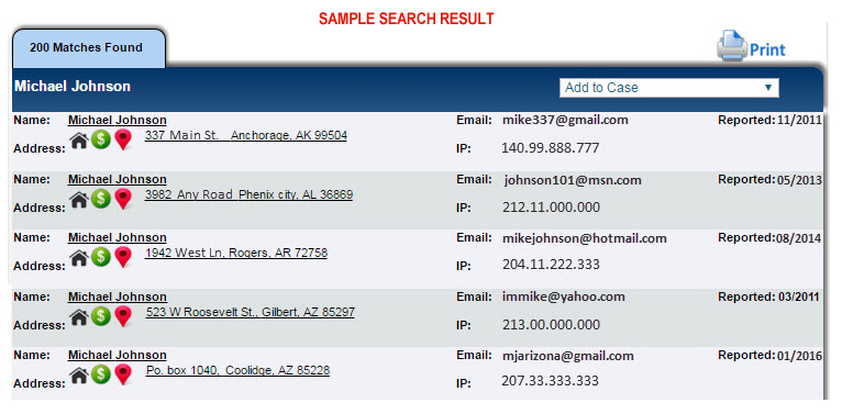 Email Searches